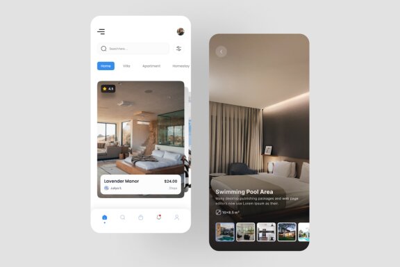 Hotel Booking App UI Kit