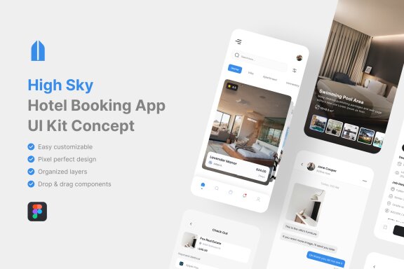 Hotel Booking App UI Kit
