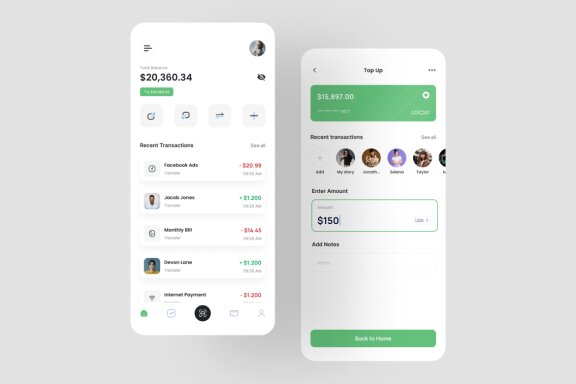 E-Wallet App UI Kit