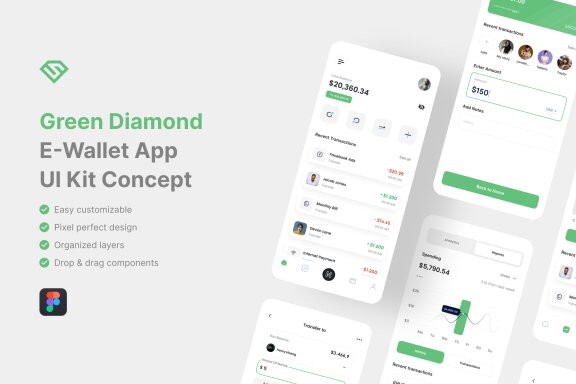 E-Wallet App UI Kit