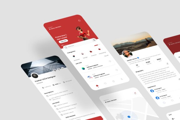 Job Finder App UI Kit