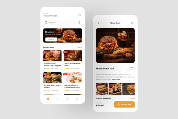Food Deliver App UI Kit