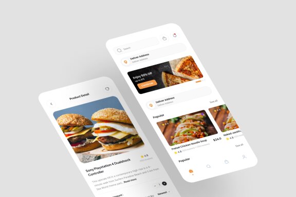  Food Deliver App UI Kit