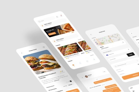  Food Deliver App UI Kit