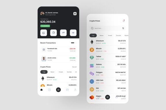 Crypto App UI Kit