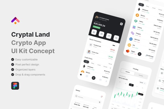 Crypto App UI Kit