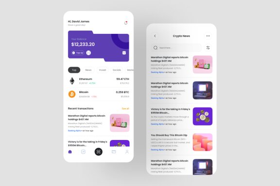 Crypto App UI Kit