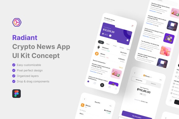 Crypto App UI Kit