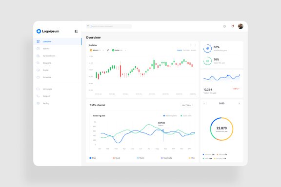 Crypto Tracking Dashboard UI Kit