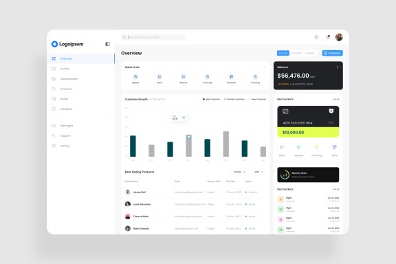 Finance Dashboard UI Kit