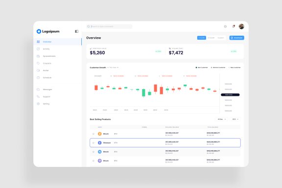 Crypto Dashboard UI Kit