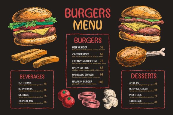 Caramel Burger