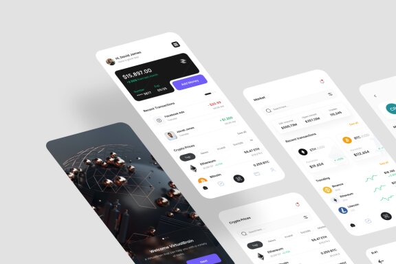 Crypto App UI Kit