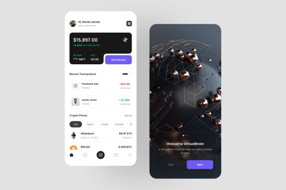 Crypto App UI Kit