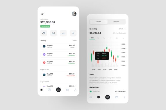Crypto App UI Kit