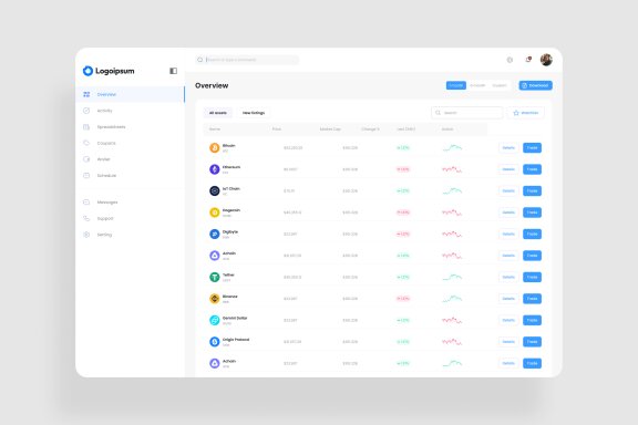 Crypto Portfolio Dashboard UI Kit