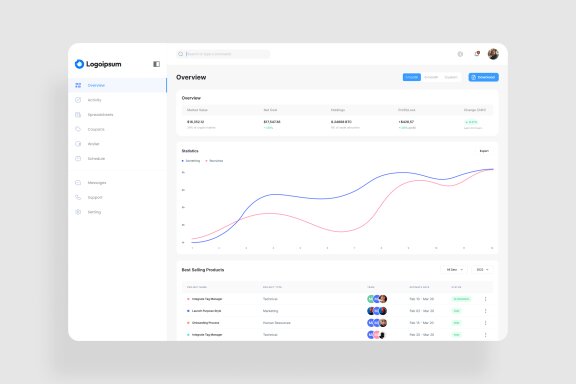 Customer Report Dashboard UI Kit