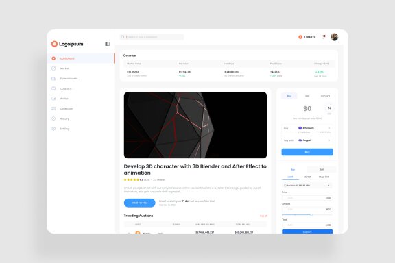 NFT Dashboard UI Kit