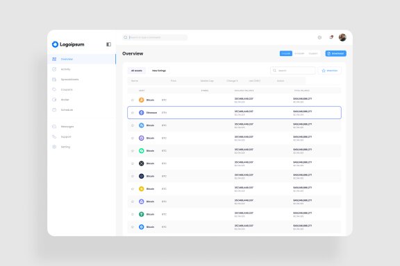 Crypto Portfolio Dashboard UI Kit