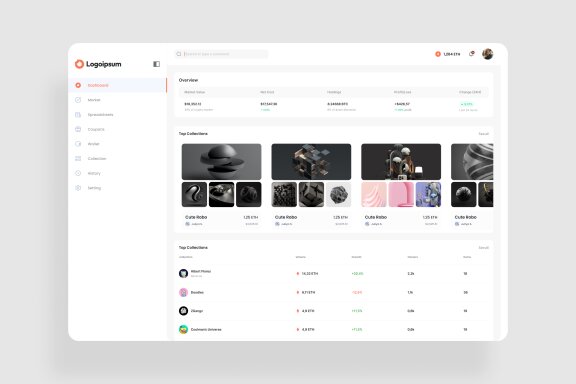 NFT Collection Dashboard UI Kit