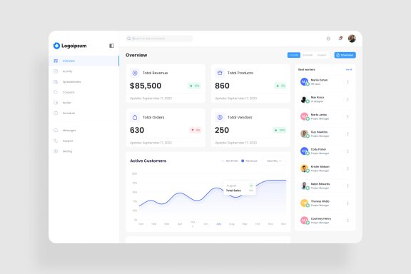 Sale Analytics Dashboard UI Kit