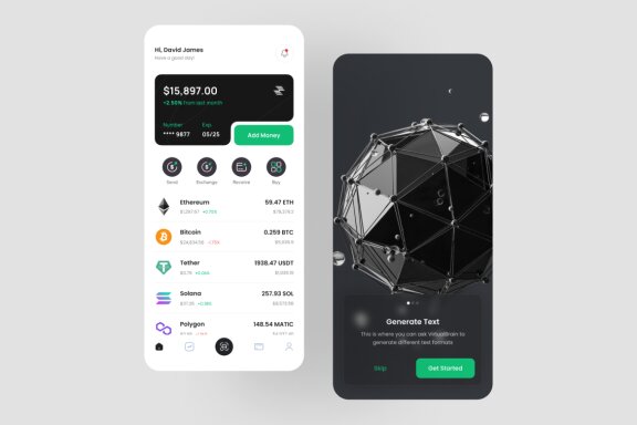 Crypto App UI Kit