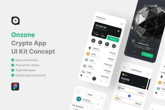 Crypto App UI Kit