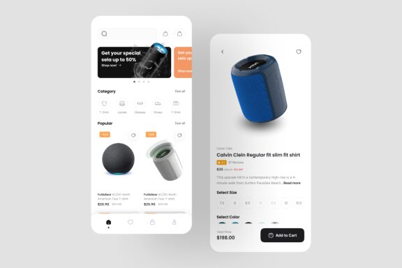 Device Shop App UI Kit