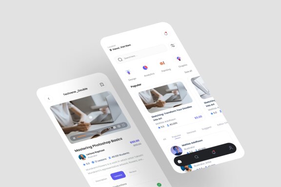 Online Course App UI Kit