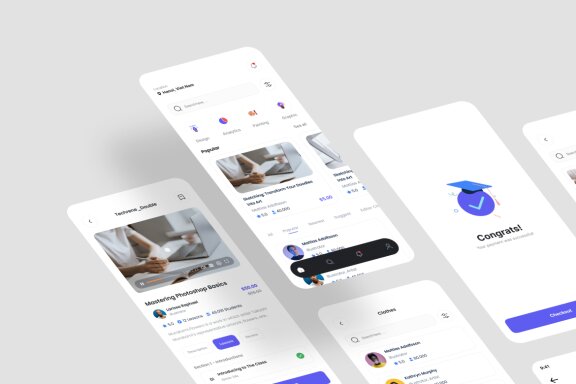 Online Course App UI Kit