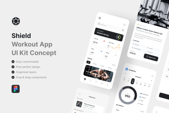 Workout App UI Kit