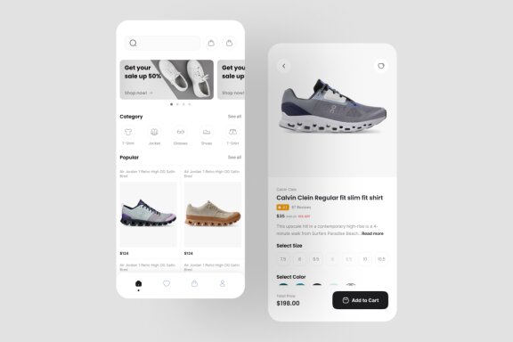Shoes Store App UI Kit