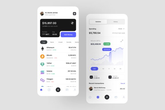 Crypto App UI Kit