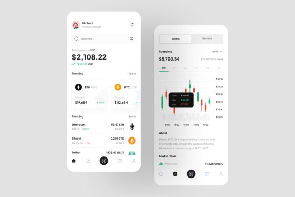 Crypto App UI Kit