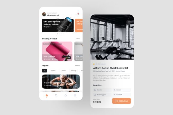 Workout App UI Kit