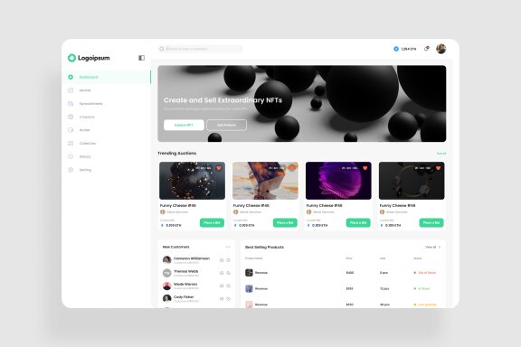 NFT Dashboard UI Kit