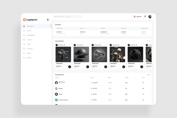 NFT Collection Dashboard UI Kit