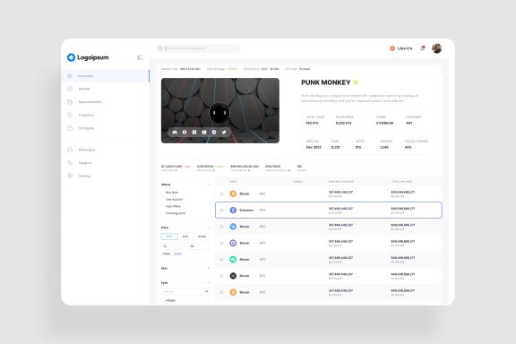 Crypto Portfolio Dashboard UI Kit