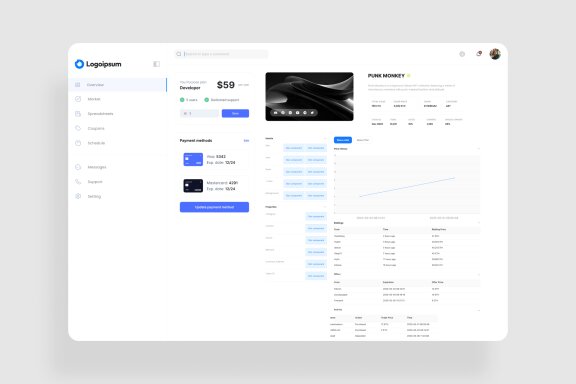 NFT Bidding Dashboard UI Kit