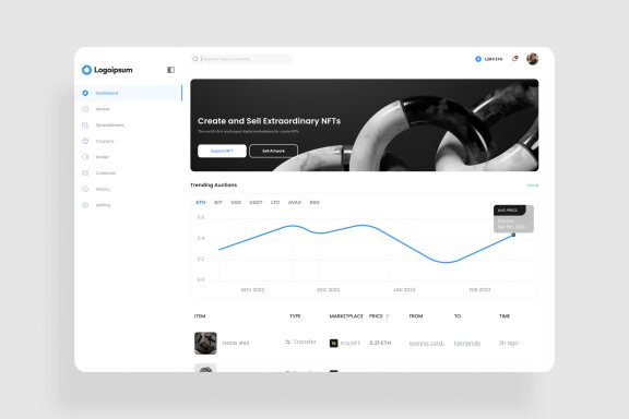 NFT Dashboard UI Kit