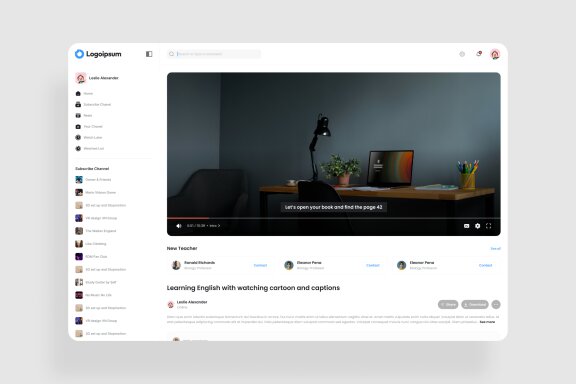 Studying Dashboard UI Kit