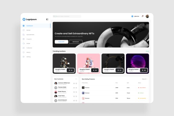 NFT Dashboard UI Kit