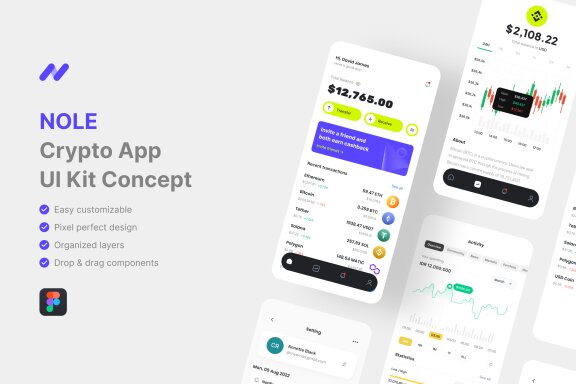 Crypto App Ui Kit
