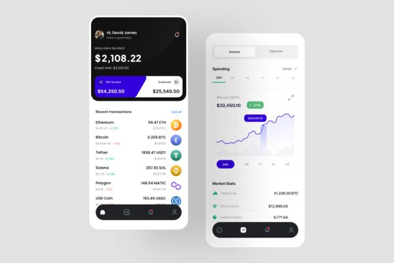 Crypto App Ui Kit