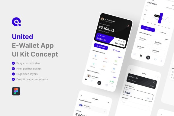 E-Wallet App UI Kit