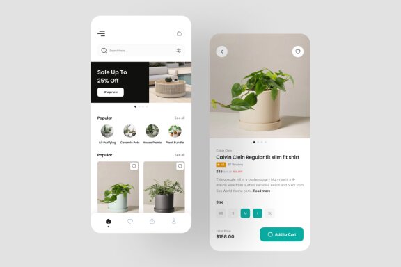 Plant Store App UI Kit