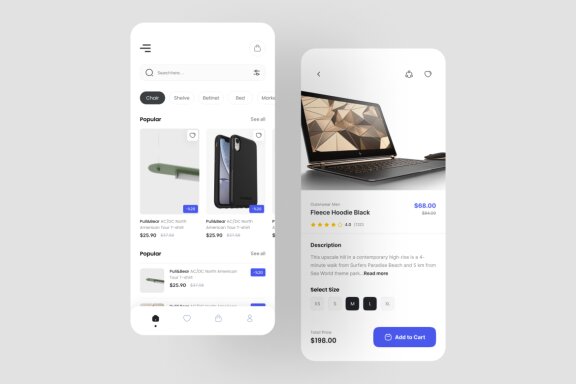 Device Store App UI Kit