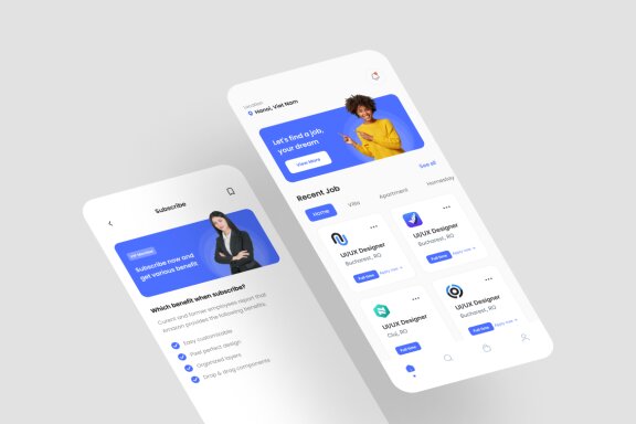 Job Finder App UI Kit