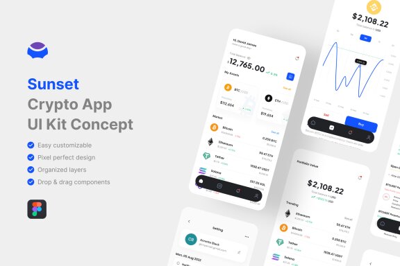Crypto App Ui Kit