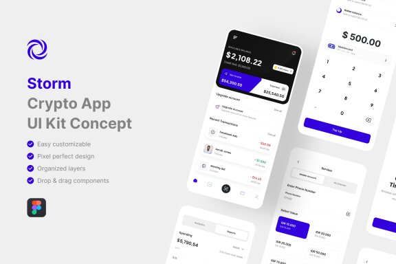 E-Wallet App UI Kit